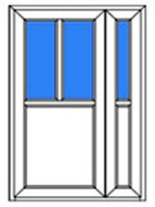 Dvokrilna Vrata TIN 01